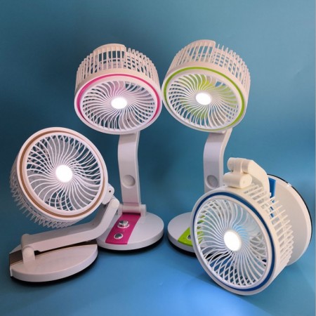 Folding Fan with LED Light