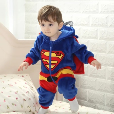 Superman Baby Rompers For Kids (6M -12M)